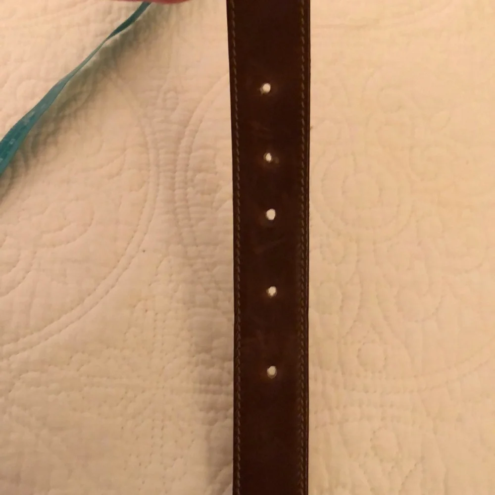 GUCCI child’s saddle color unisex vintage leather belt
